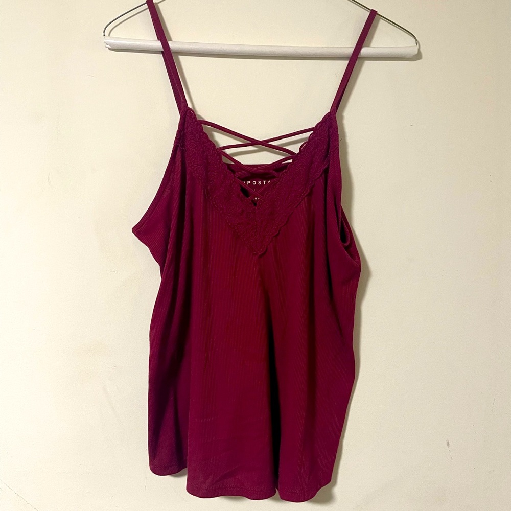 Aeropostale Maroon tank top